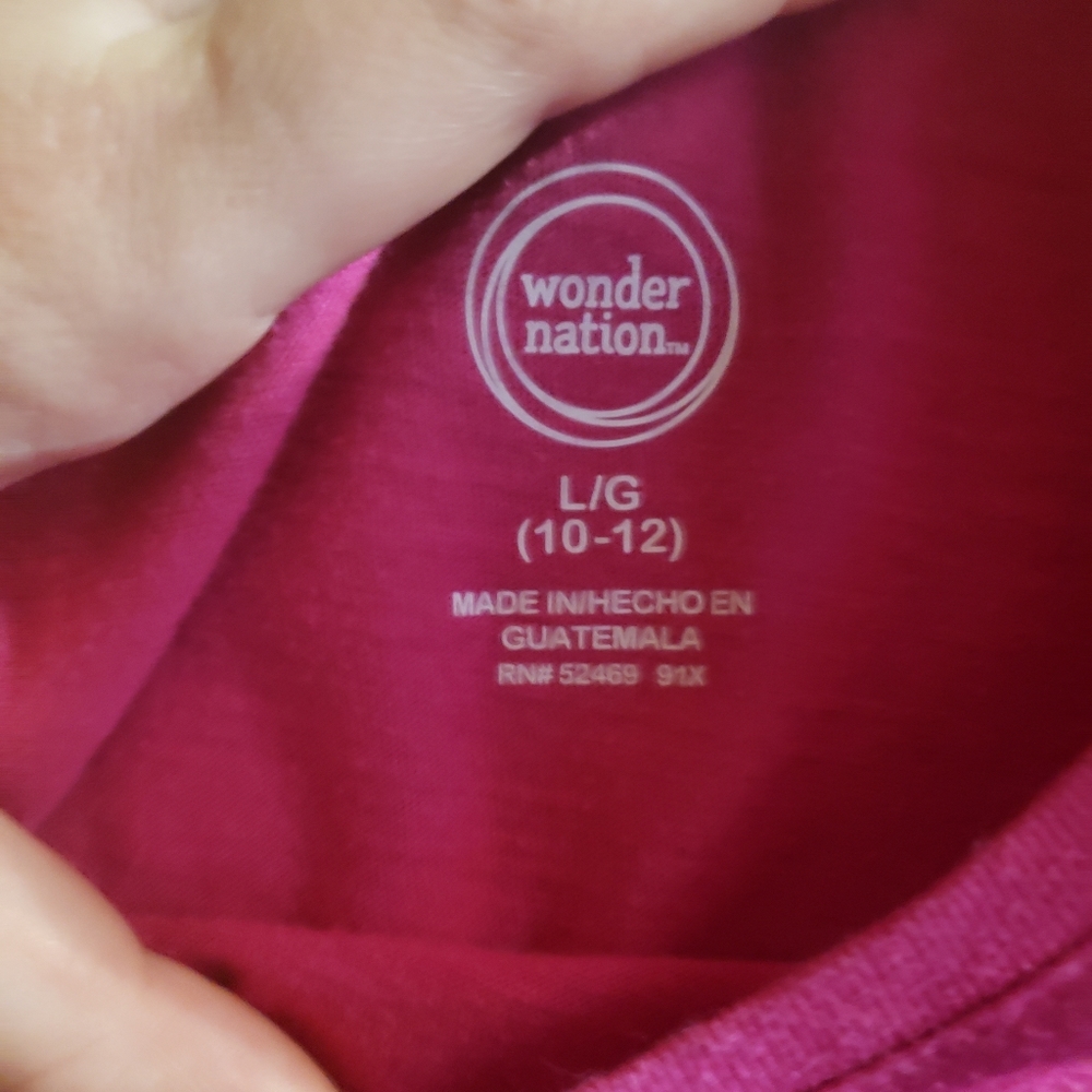 Hot pink shirt